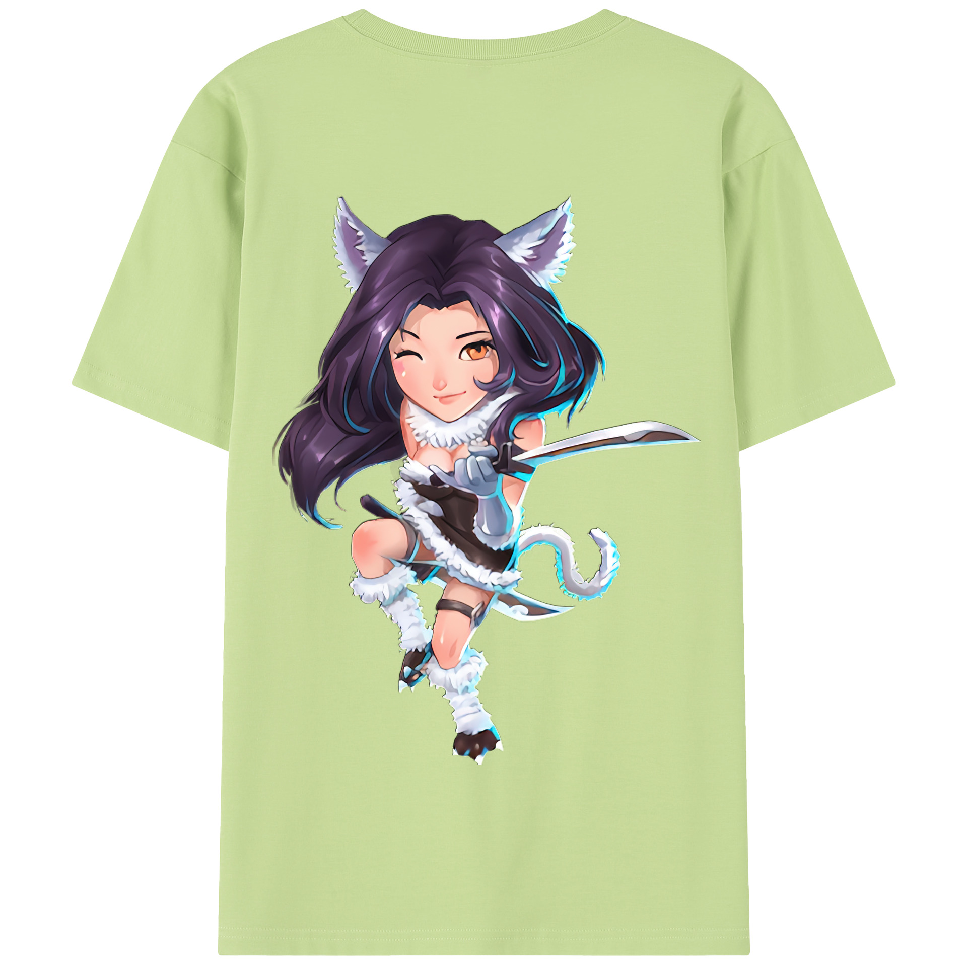リーグ・オブ・レジェンド League of Legends LOL 綿100％半袖Tシャツ（背面プリント）
